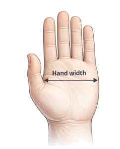 How to measure hand width for a more accurate mouse size match