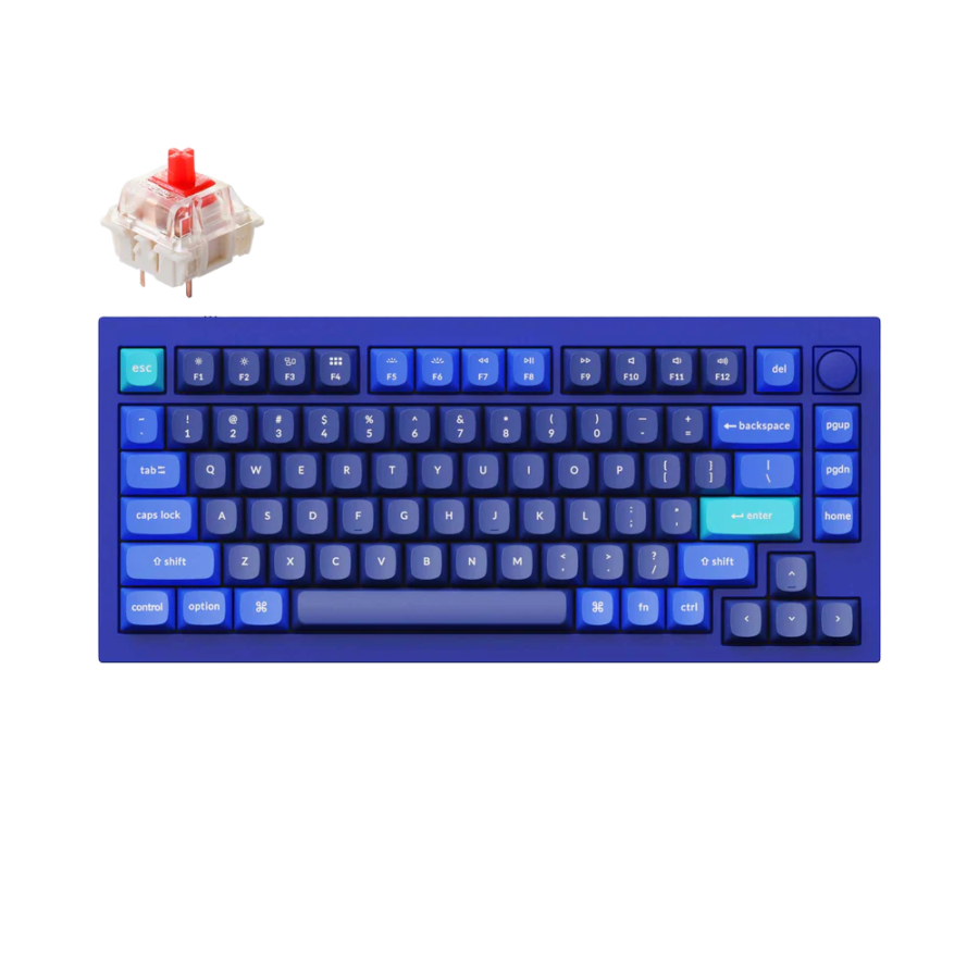 Keychron Q1 knob version 75 percent mechanical keyboard